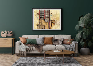 Zerstörte Wand und Fenster Kuba | Wandkunst