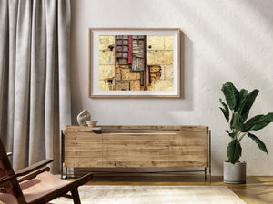 Zerstörte Wand und Fenster Kuba | Wandkunst