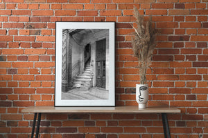 Doorway and staircase entrance Havana Cuba | Photo Art Print fine art photographic print