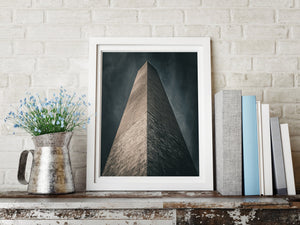 Architectural fine art print Washington Monument
