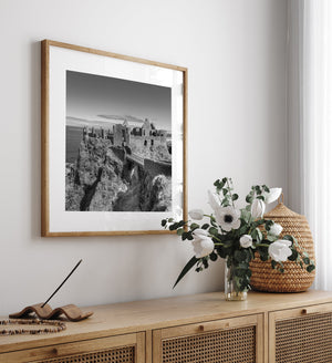Stone fortress remains fine art wall print