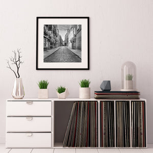 Historic Dublin district early morning