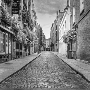Dublin cityscape quiet morning