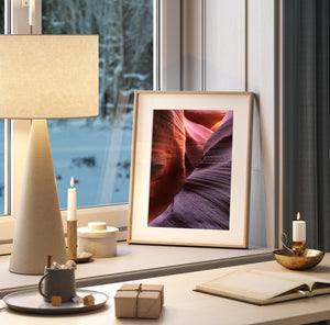 Fine art print of Antelope Canyon interior scene