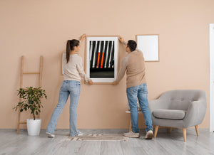 Architectural abstract composition in London financial area