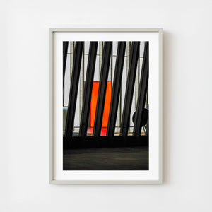 London financial district abstract night architecture