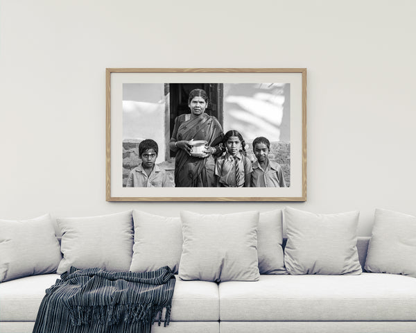 Dheboor family group portrait wall art