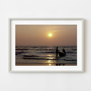 Fishermen Pollenthai Beach India | Wall Art