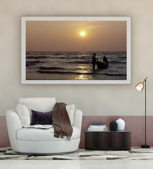 Fishermen Pollenthai Beach India | Wall Art