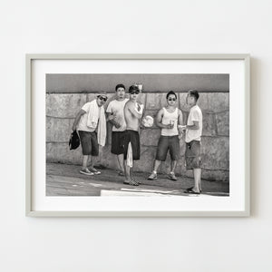 Wasaga Beach young men wall art