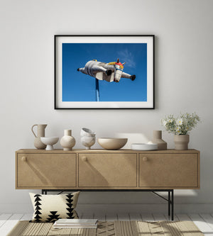 Photographie d'art de chevaux soudés dans l'Outback