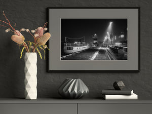 Oslo harborfront night photography