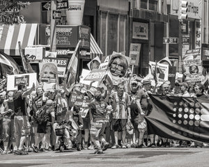 Gay Pride parade protest | Wall Art