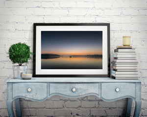 Peaceful Intracoastal Waterway sailboat landscape