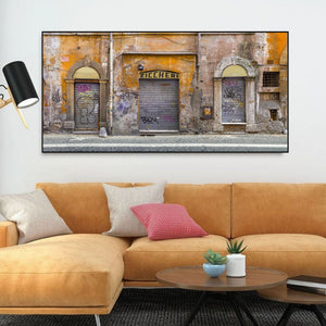 Geschlossene Geschäfte in Rom, Italien | Foto Kunstdruck Fine Art Fotodruck