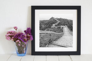 Kronkelend landschap van de Grote Muur