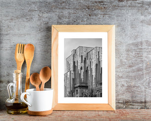 Textured wall detail in Haarlem print