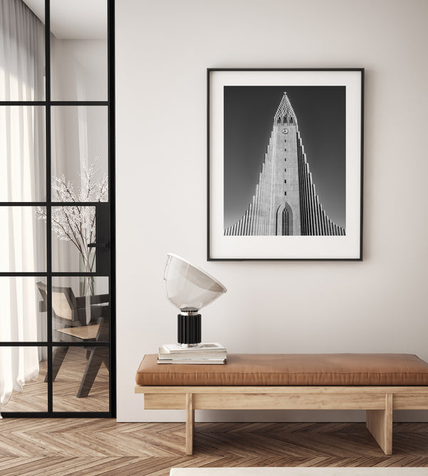 Hallgrímskirkja Iceland architecture print