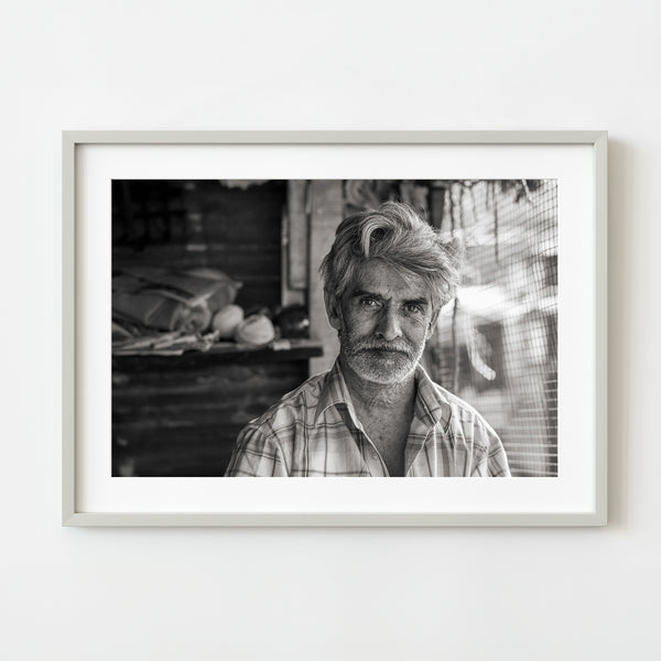 Thoughtful man Coonoor India wall art