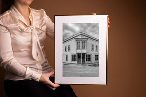 yukon travel wall art monochrome architecture