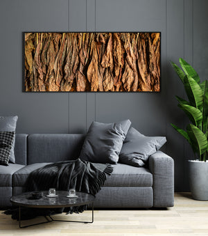 Detailed view of drying tobacco leaves used for Cuban cigars