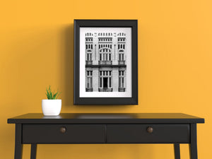 Photo d'architecture cubaine symétrique