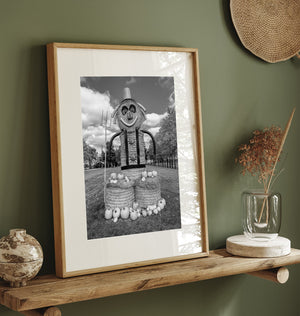 Canadian rural Halloween decoration artwork