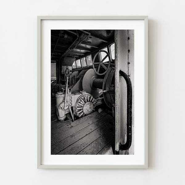 Historic Cape Sable Fishing Trawler Bridge | Photo Art Print