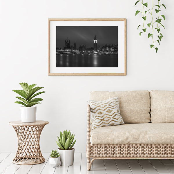 Historic London cityscape print