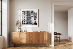 Prairie city Winnipeg architecture fine art wall print