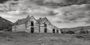 Estructura rural desierta Islandia