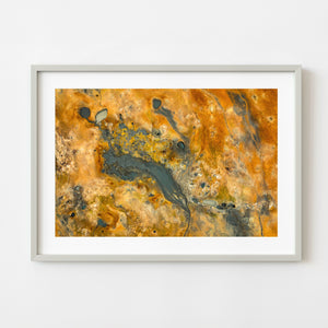 Aerial view of geothermal mud basin in Iceland mineral landscape