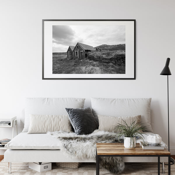 Icelands Abandoned House Remnant of the Past | Photo Art Print fine art photographic print