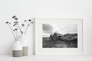 Icelands Abandoned House Remnant of the Past | Photo Art Print fine art photographic print