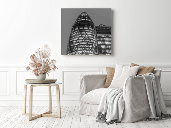 London Skyline Black & White Art