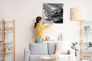 Classic 1959 Cadillac fender with whitewall tire