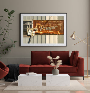 Real photograph of vintage highway sign