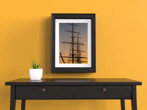 Sailboat detail wall art