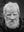 Close up street portrait of older gentleman in Ireland
