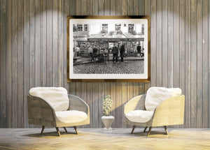 Street photography print of pub life in Ireland