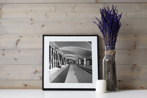 Modern design elements in Istanbul Airport