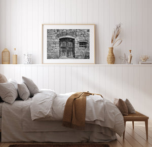 Italy rustic doorway wall art fine art print