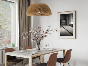 Shoji screen light falling on tatami mats