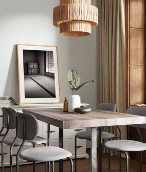 Kurashiki tatami floor and shoji window scene