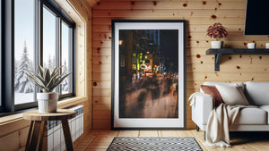 Asakusa restaurant lights and busy evening atmosphere