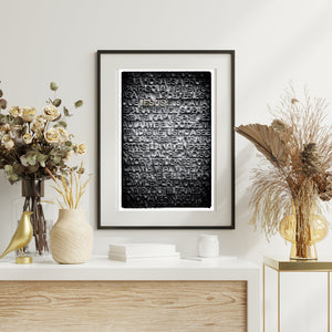 Mot peste artistique avec le mot Jésus | Photos Tirage d’art Fine Art impression photographique