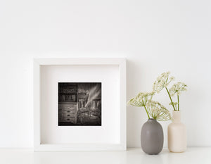 Rustic interior Gold Rush print