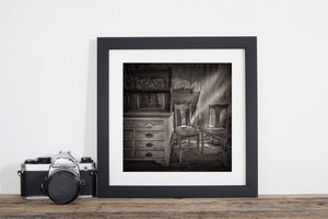 Dusty kitchen from 1800s photo