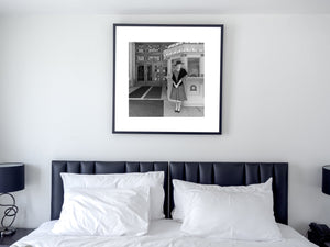 Vintage-style city moment wall art