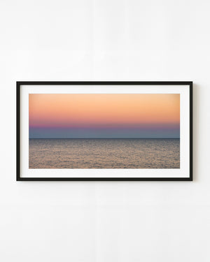 Winter dusk sky over Lake Ontario